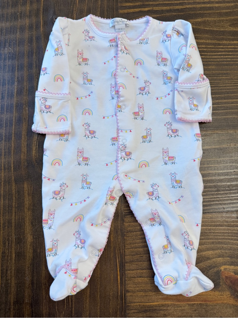 Kissy Kissy Llama Onesie